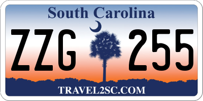 SC license plate ZZG255