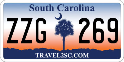 SC license plate ZZG269