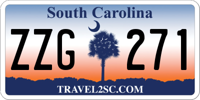 SC license plate ZZG271