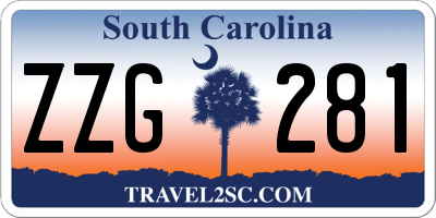 SC license plate ZZG281