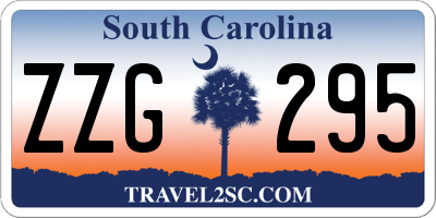 SC license plate ZZG295