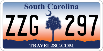 SC license plate ZZG297