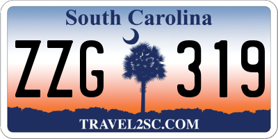 SC license plate ZZG319