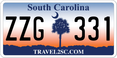 SC license plate ZZG331