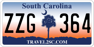 SC license plate ZZG364