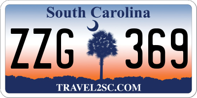 SC license plate ZZG369
