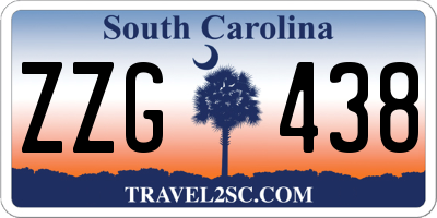 SC license plate ZZG438