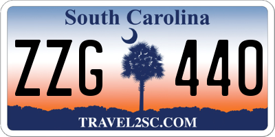 SC license plate ZZG440