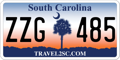 SC license plate ZZG485