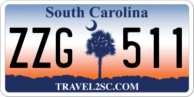 SC license plate ZZG511