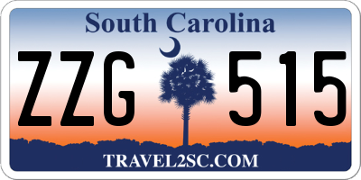 SC license plate ZZG515