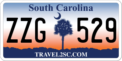 SC license plate ZZG529