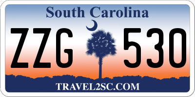 SC license plate ZZG530