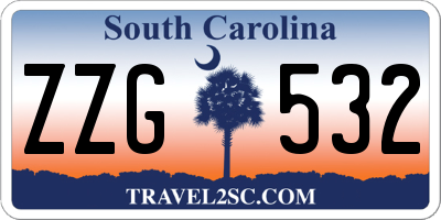 SC license plate ZZG532