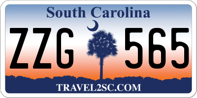 SC license plate ZZG565