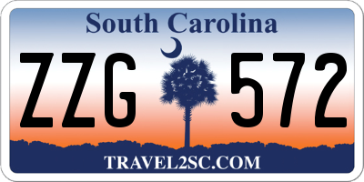 SC license plate ZZG572