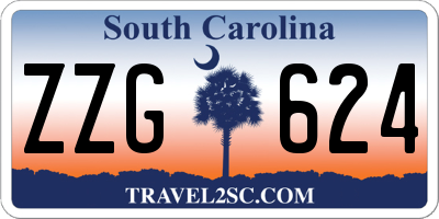 SC license plate ZZG624