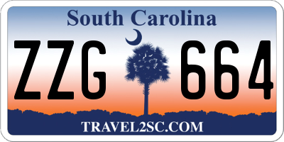 SC license plate ZZG664