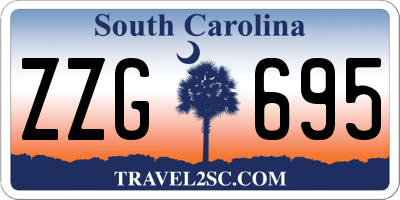 SC license plate ZZG695