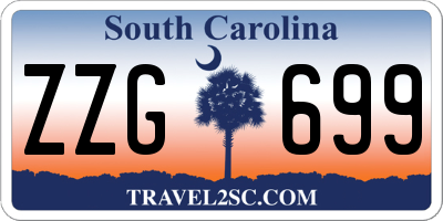 SC license plate ZZG699