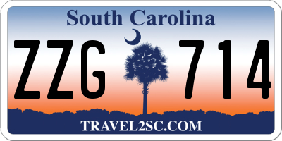 SC license plate ZZG714