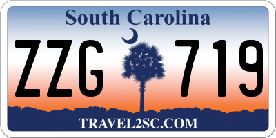 SC license plate ZZG719