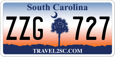 SC license plate ZZG727