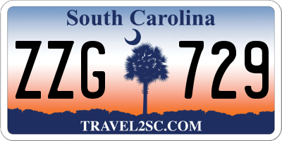 SC license plate ZZG729