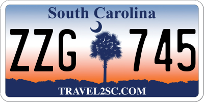 SC license plate ZZG745