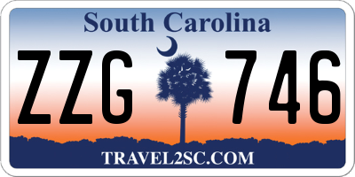 SC license plate ZZG746