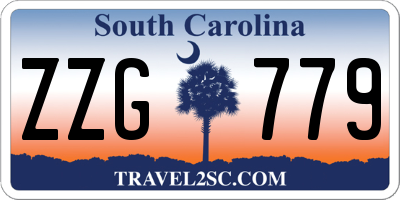 SC license plate ZZG779