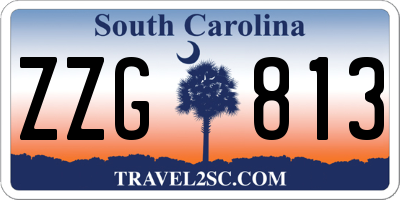 SC license plate ZZG813