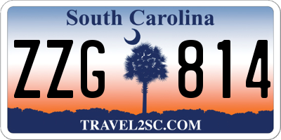 SC license plate ZZG814