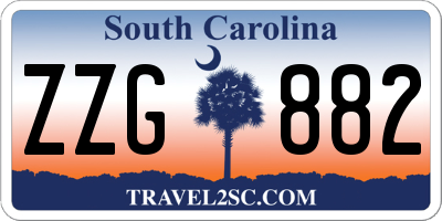 SC license plate ZZG882