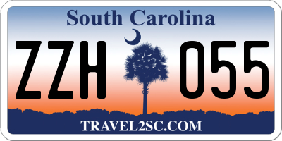SC license plate ZZH055