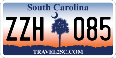 SC license plate ZZH085
