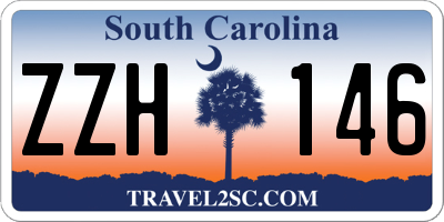SC license plate ZZH146