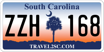 SC license plate ZZH168