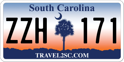 SC license plate ZZH171
