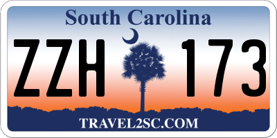 SC license plate ZZH173
