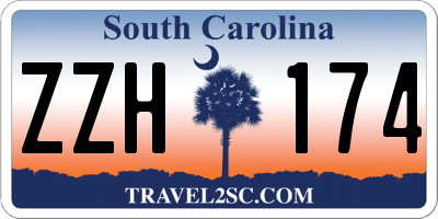 SC license plate ZZH174