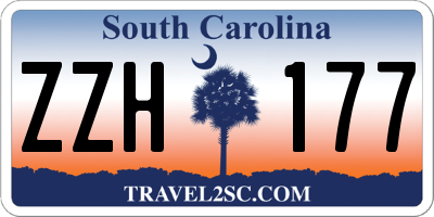 SC license plate ZZH177