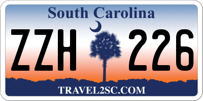 SC license plate ZZH226