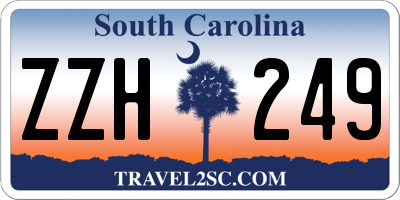 SC license plate ZZH249