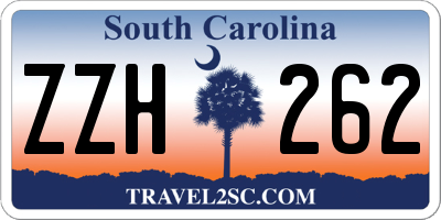 SC license plate ZZH262