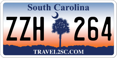 SC license plate ZZH264