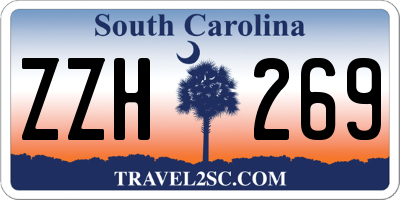 SC license plate ZZH269