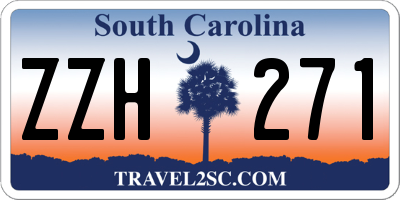 SC license plate ZZH271
