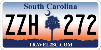 SC license plate ZZH272