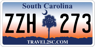SC license plate ZZH273